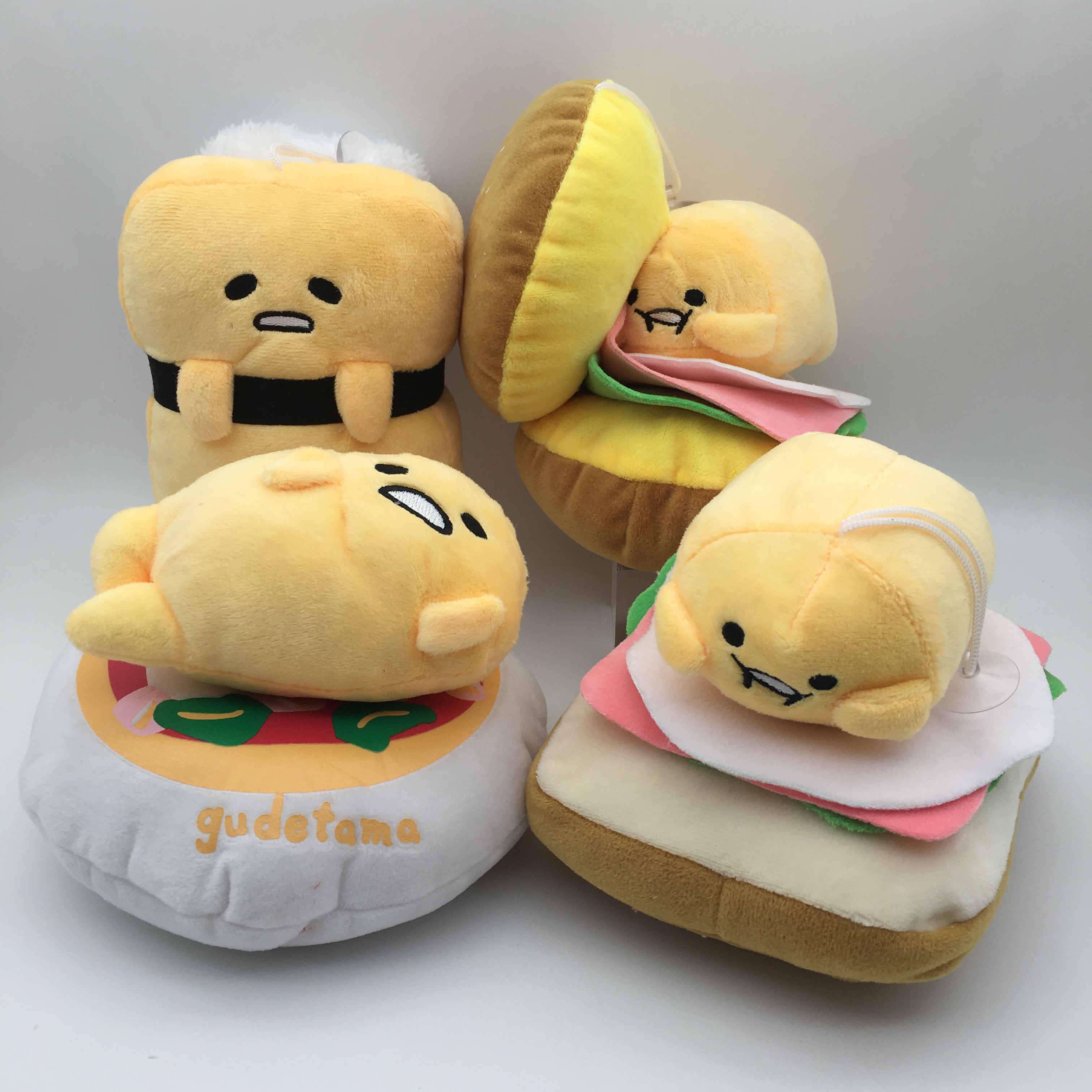 Gudetama anime Plush Toy,price for a set of 4 pcs,20cm