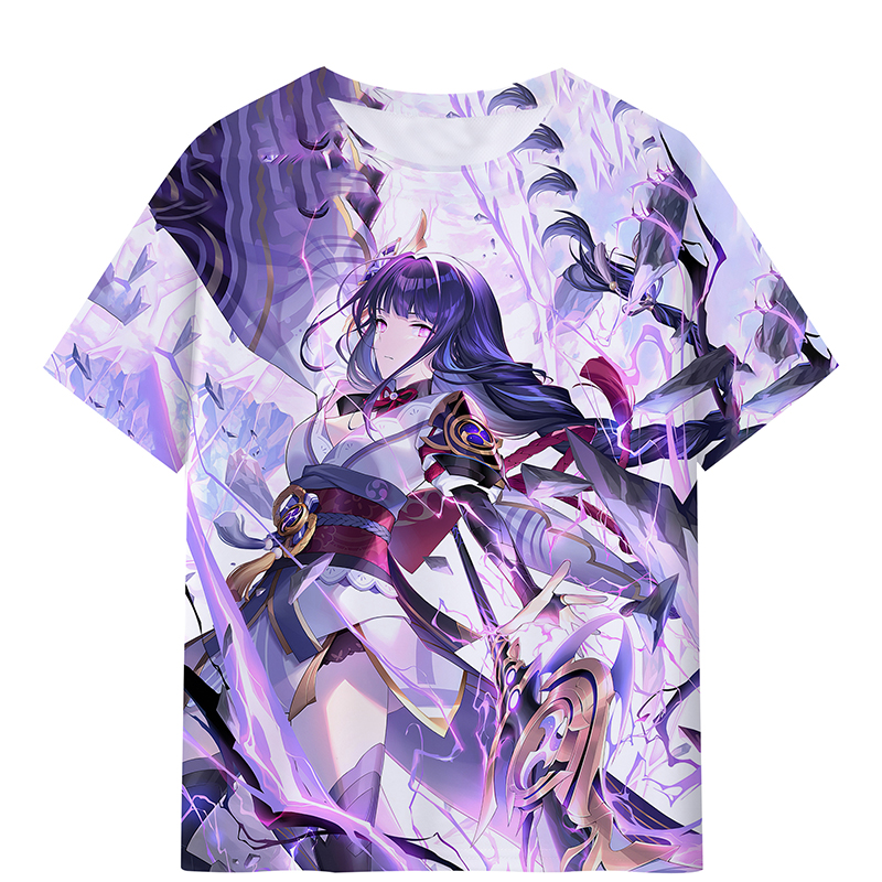 Genshin Impact Noelle anime T-shirt