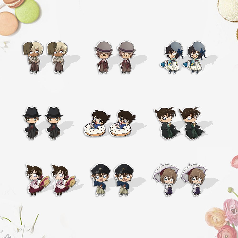 Detective Conan anime   earrings 1-5cm