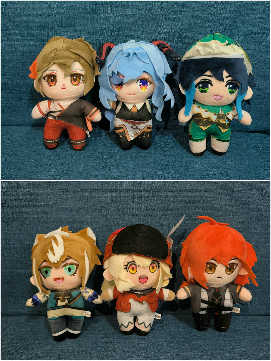 Genshin Impact anime Plush toy price for a set 16cm