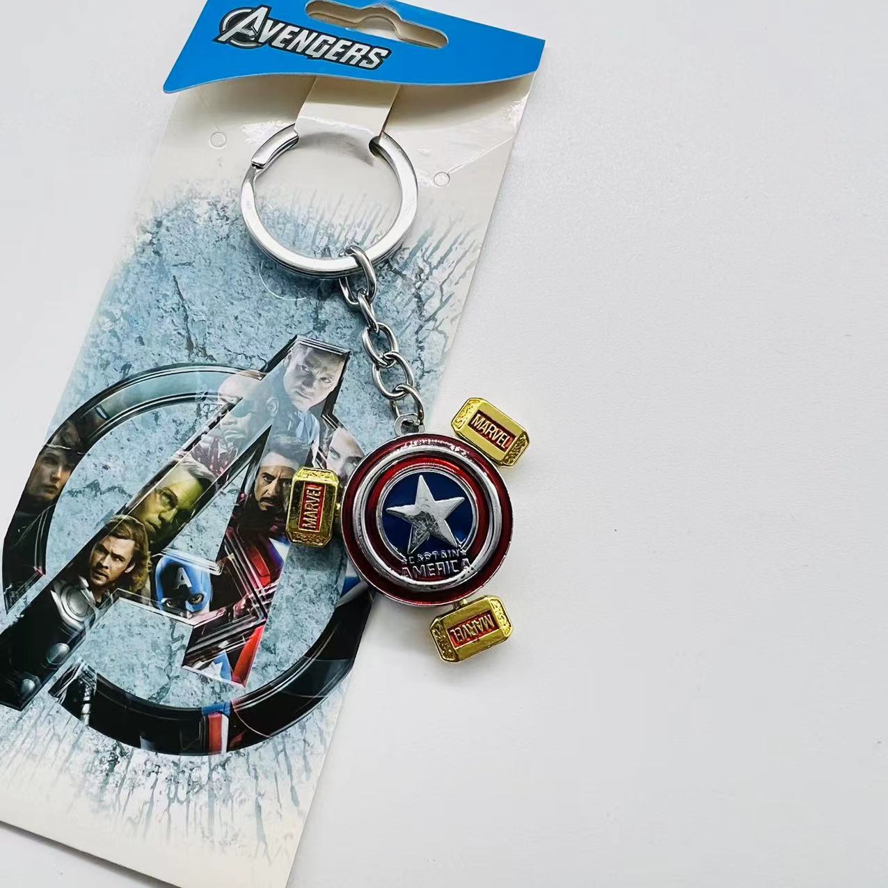 Captain America anime keychain