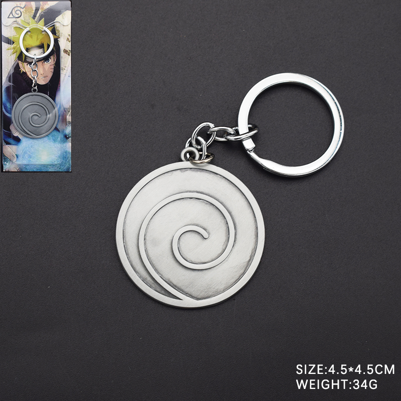 Naruto anime keychain 4.5*4.5cm