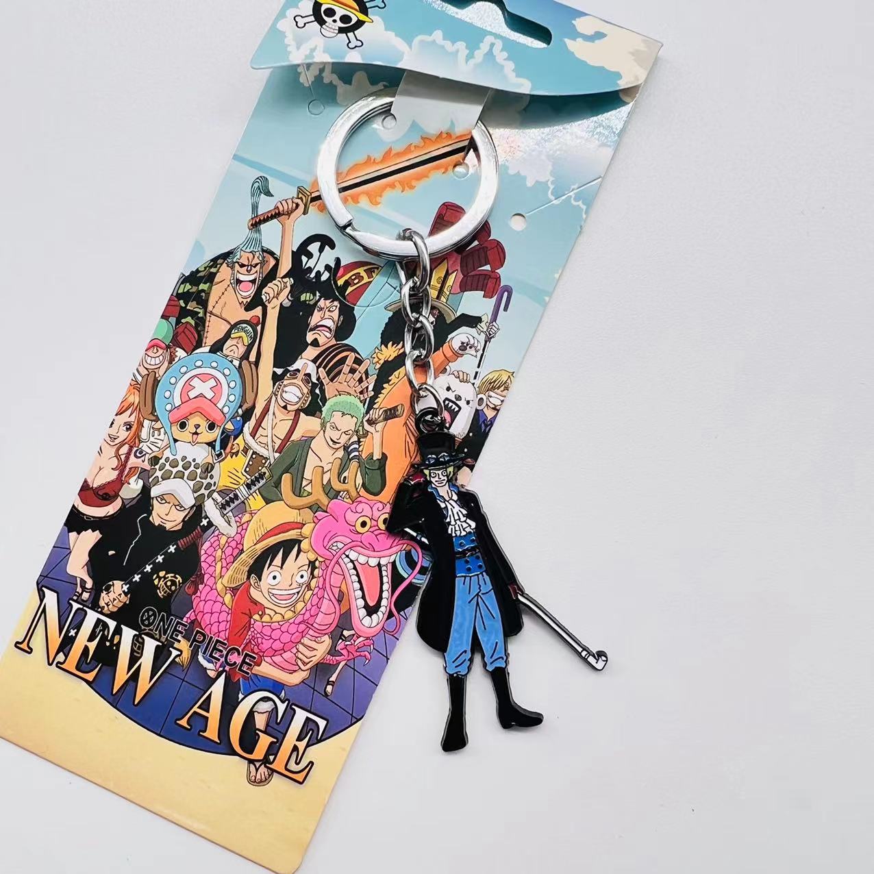 One piece anime keychain