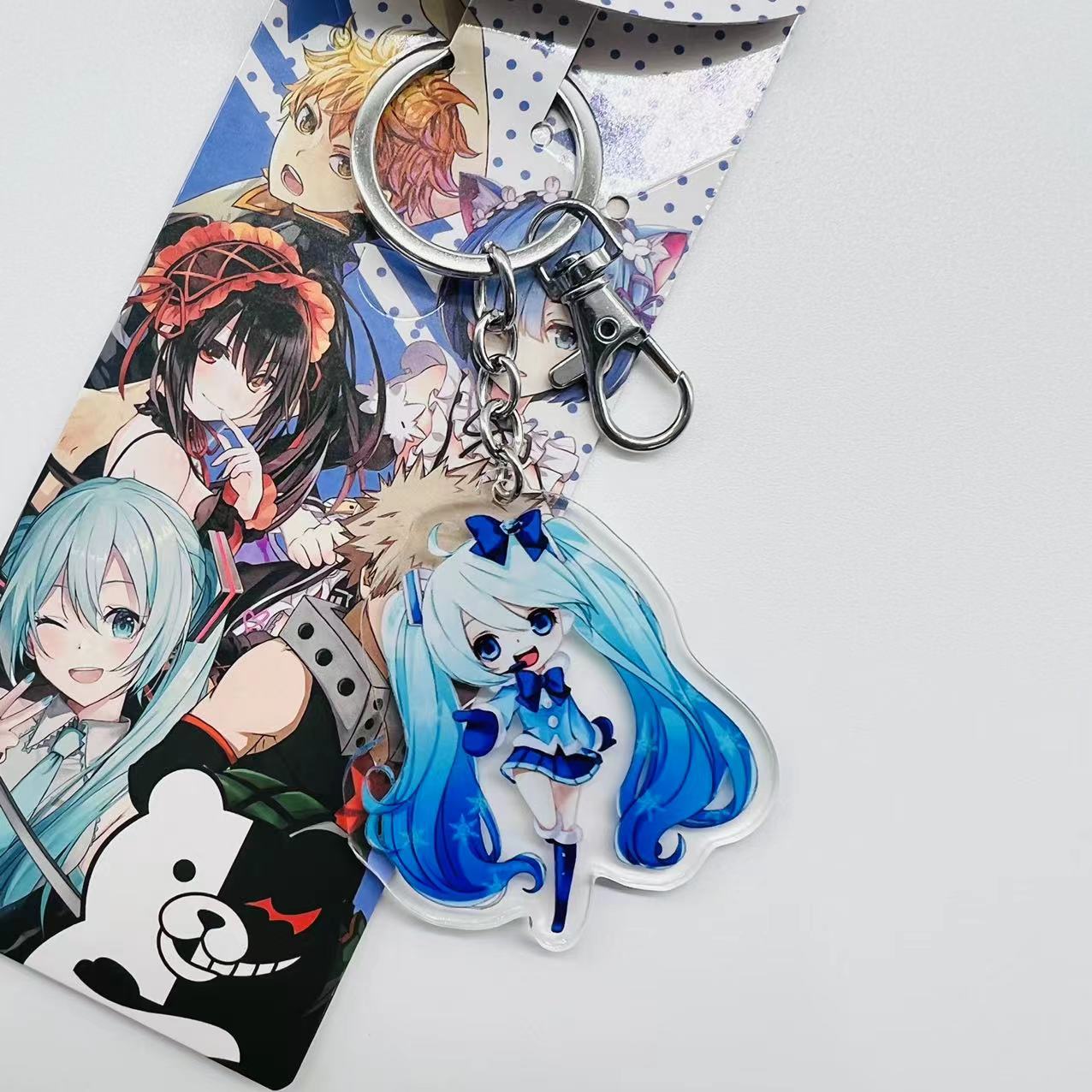 Hatsune Miku anime keychain