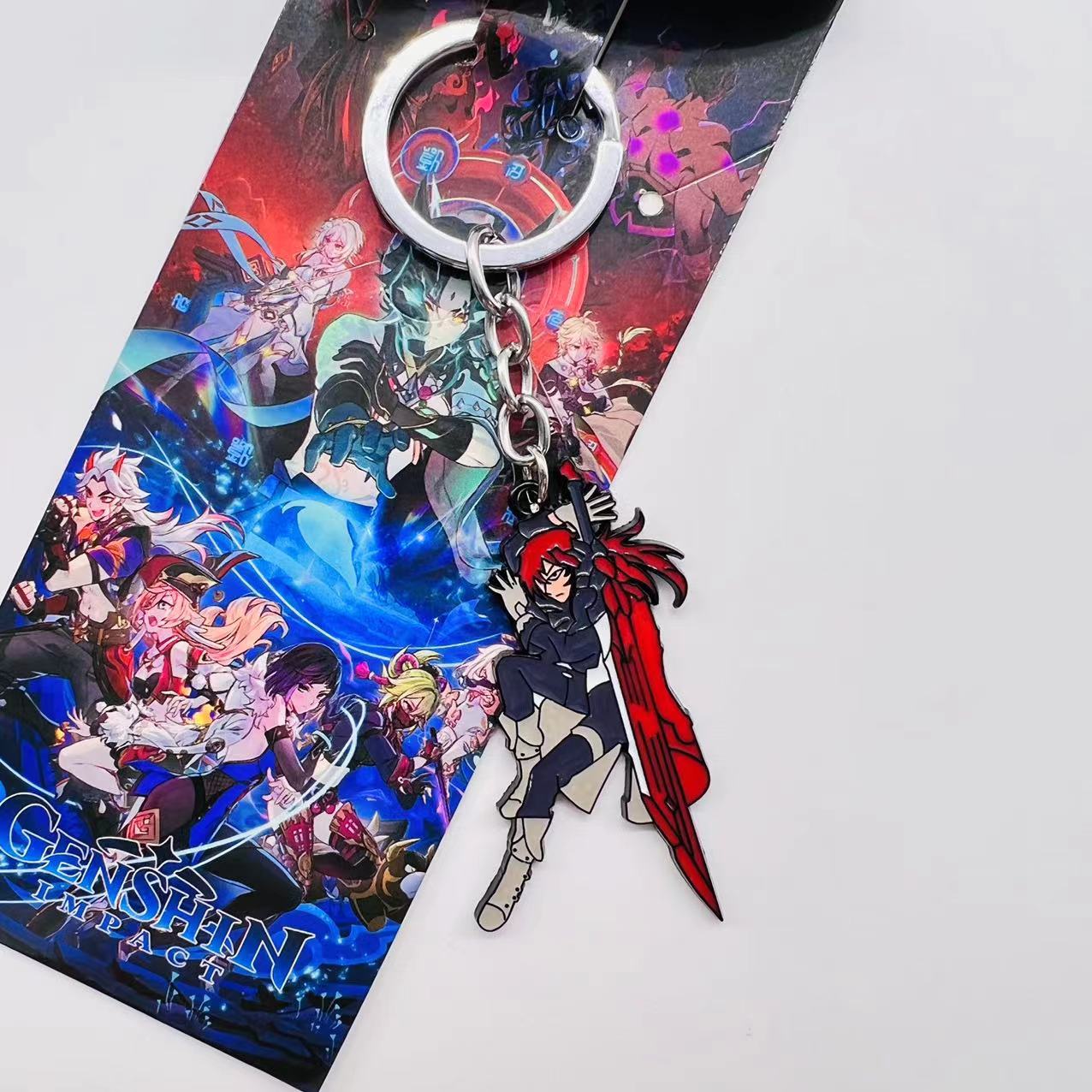 Genshin Impact anime keychain