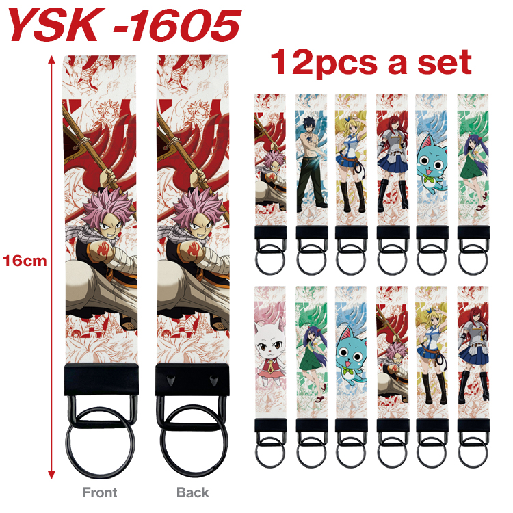 Fairy Tail anime keychain 12 pcs a set