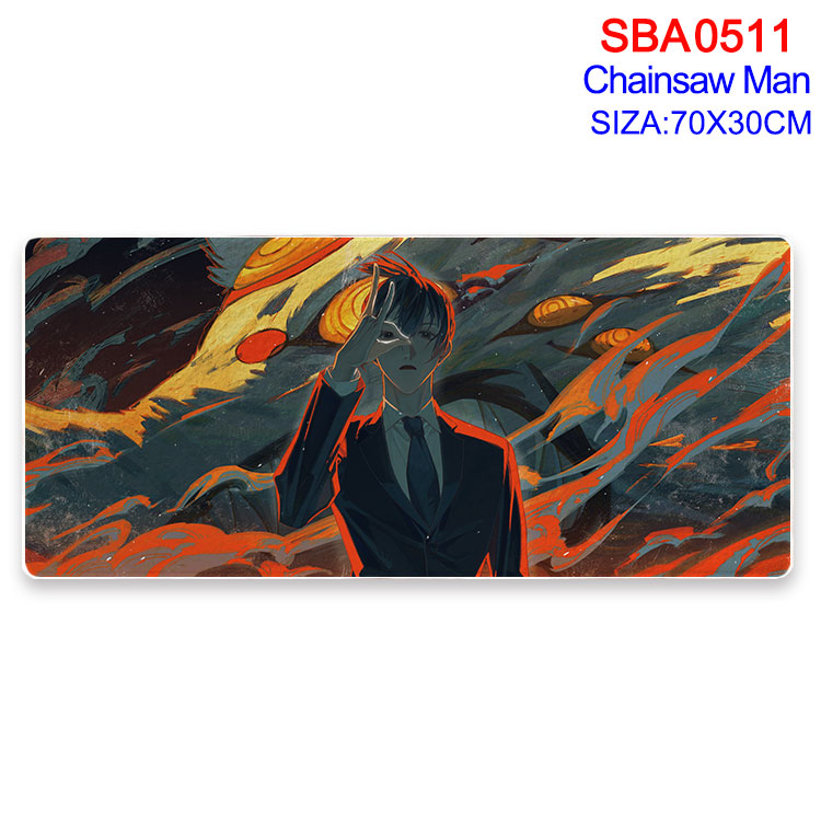 chainsaw man anime Mouse pad 70*30cm