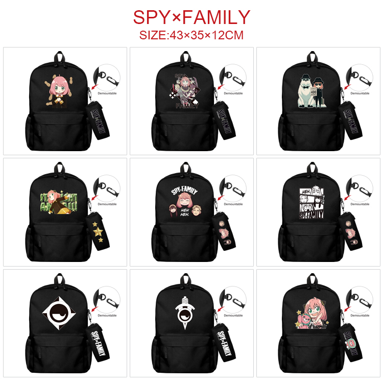 SPY×FAMILY anime bag+Small pencil case set