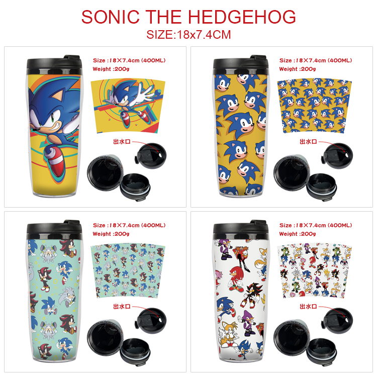 Sonic anime Starbucks cup