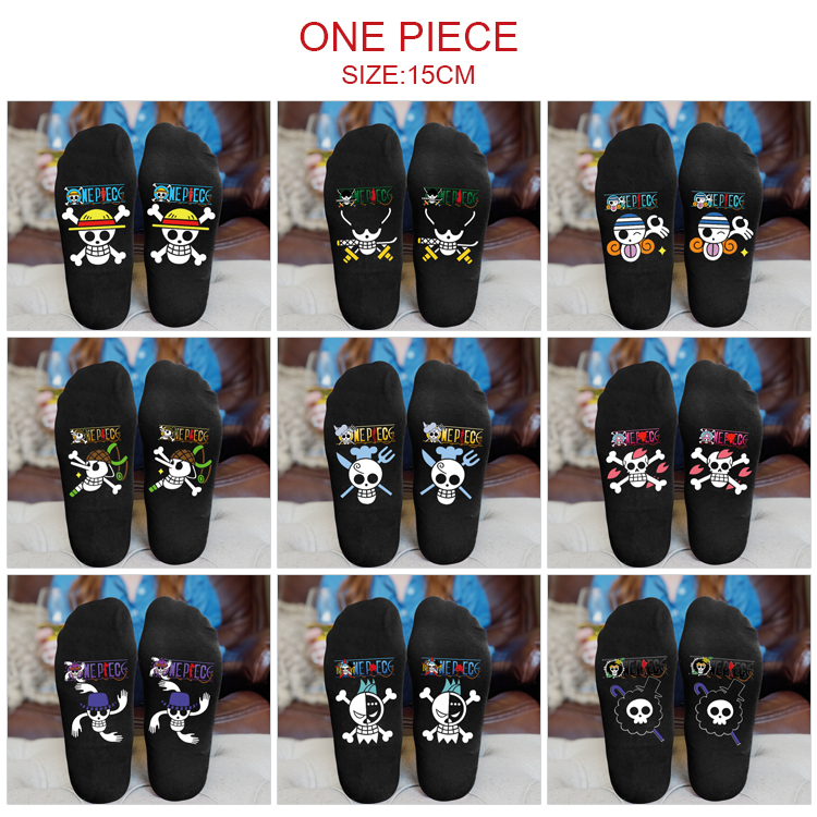 One piece anime socks