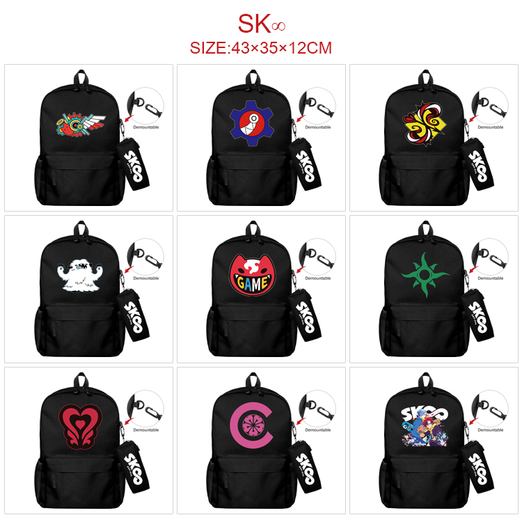 SK8 the infinity anime bag+Small pencil case set