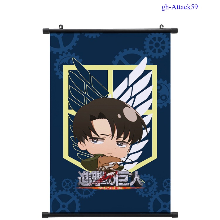 Attacking giants anime wallscroll 60*90cm