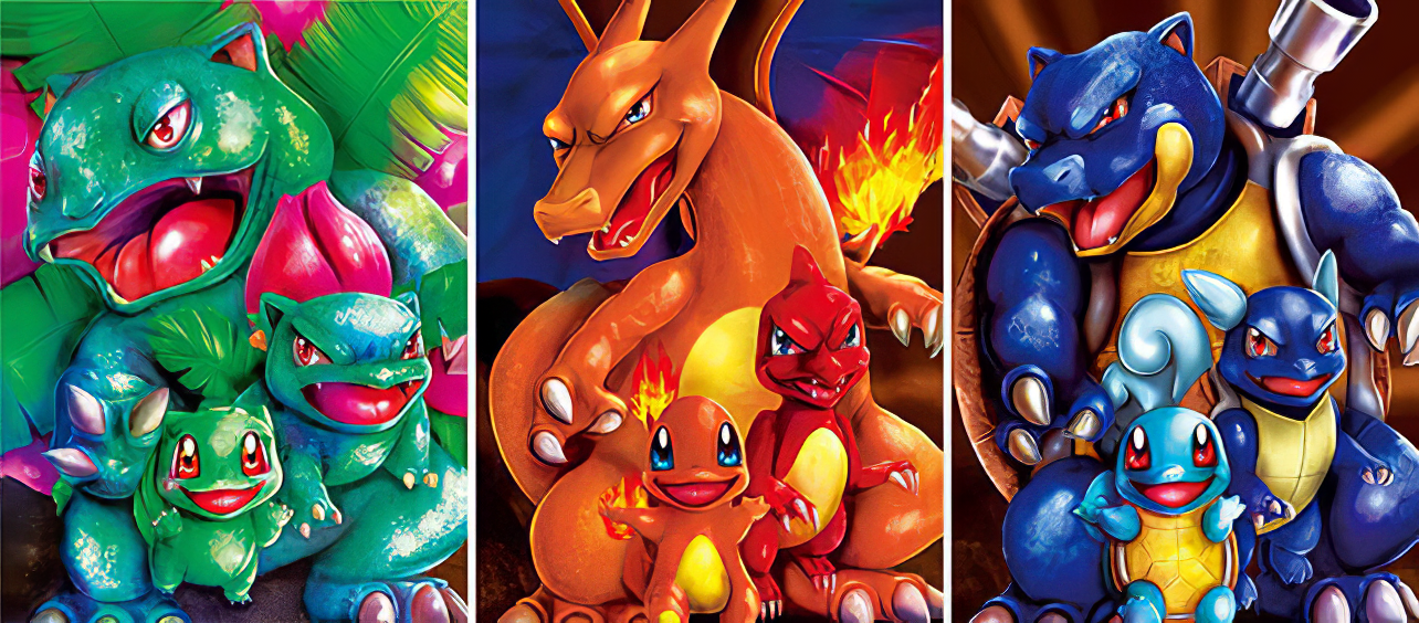 Pokemon anime 3d poster