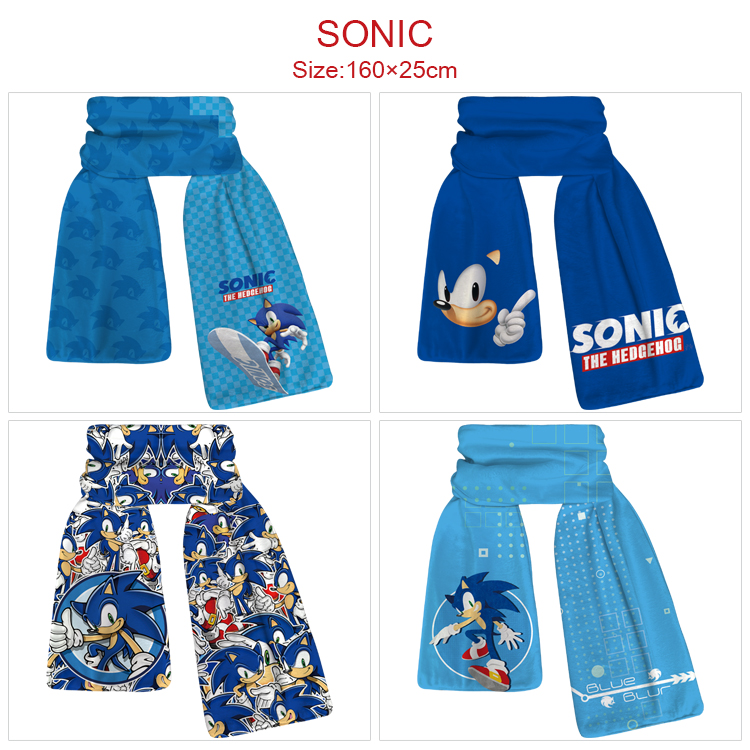 Sonic anime scarf 160*25cm