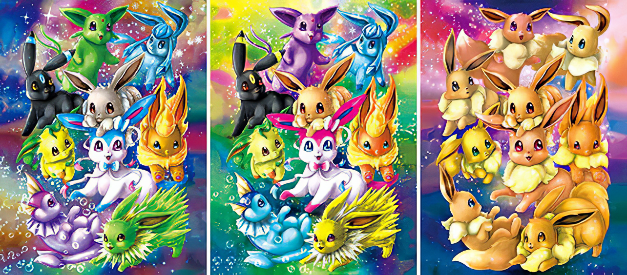Pokemon anime 3d poster