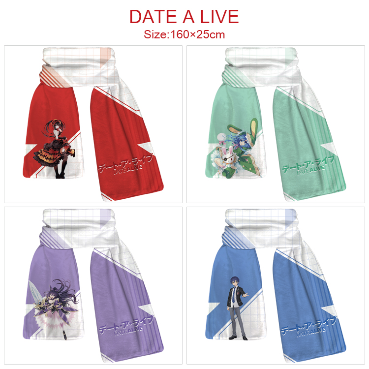 Date A Live anime scarf 160*25cm