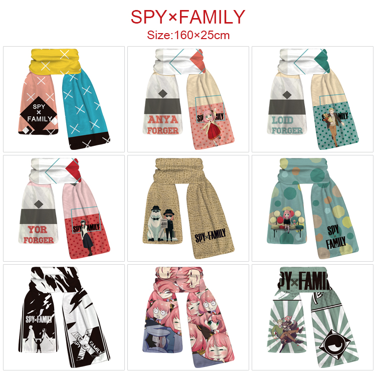 SPY×FAMILY anime scarf 160*25cm