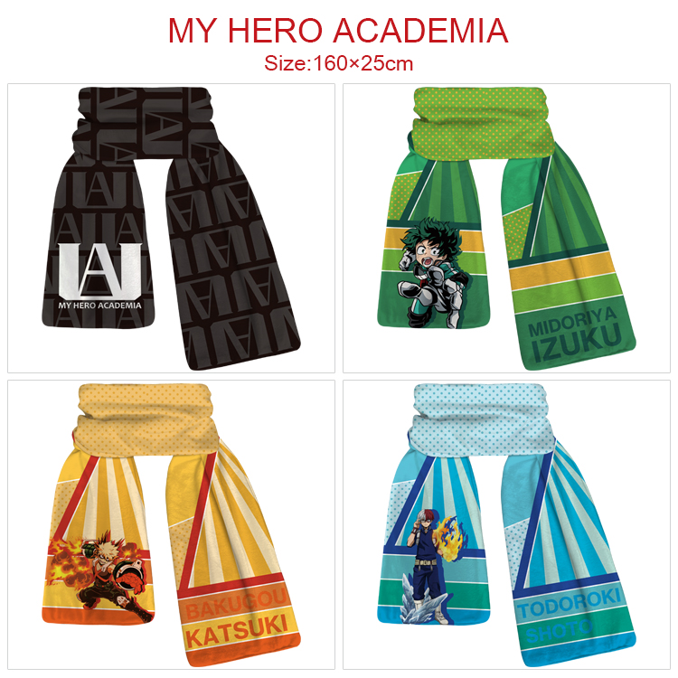 My Hero Academia anime scarf 160*25cm