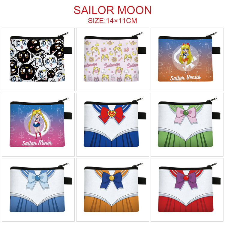 Sailor Moon Crystal anime wallet Price for 5pcs