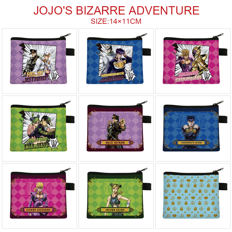 JoJos Bizarre Adventure anime wallet Price for 5pcs