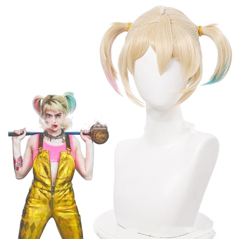 suicide squad anime wig