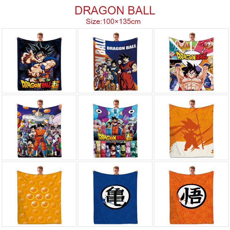 Dragonball anime blanket 100*135cm