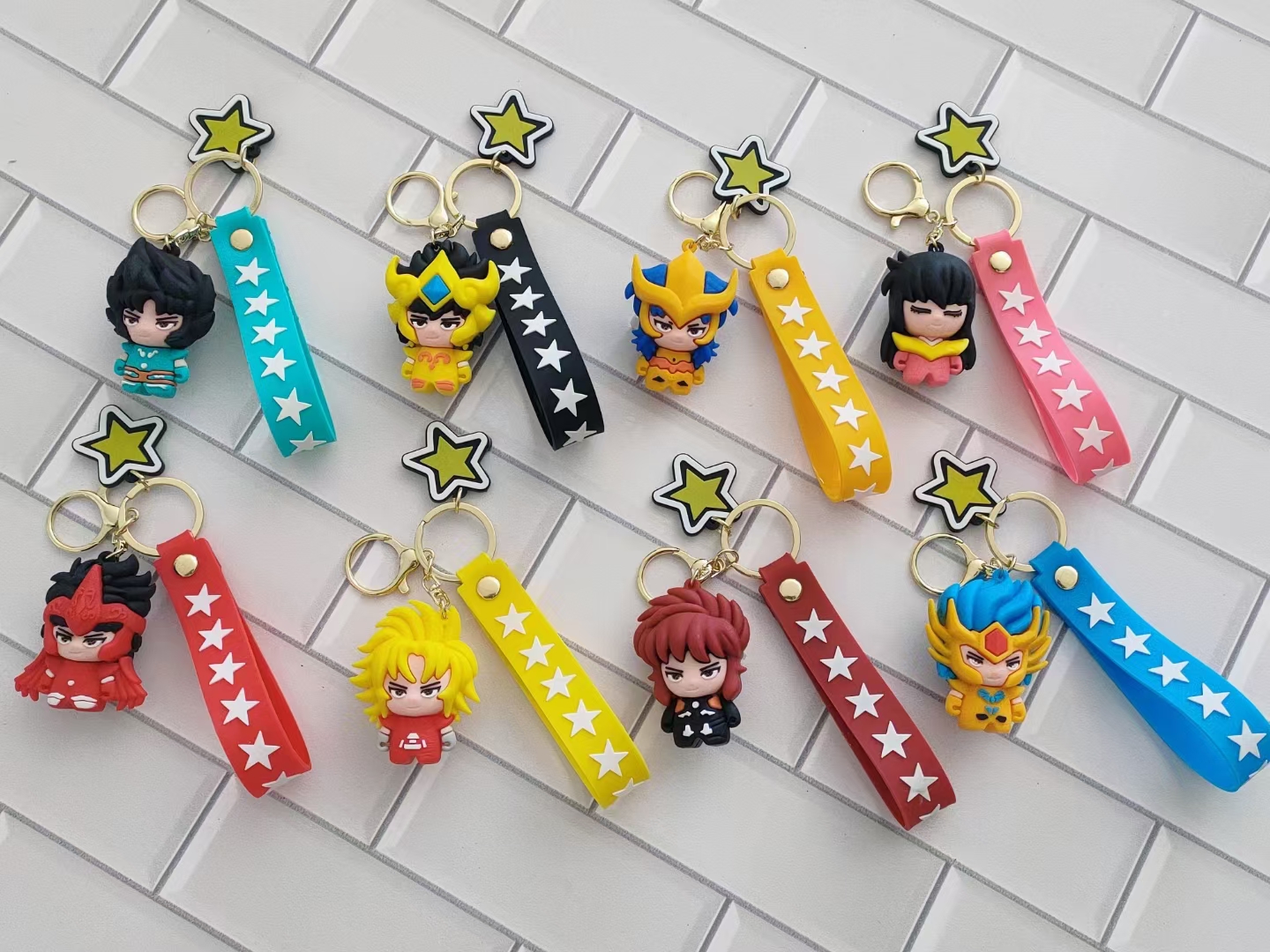 saint seiya anime figure keychain price for 1 pcs