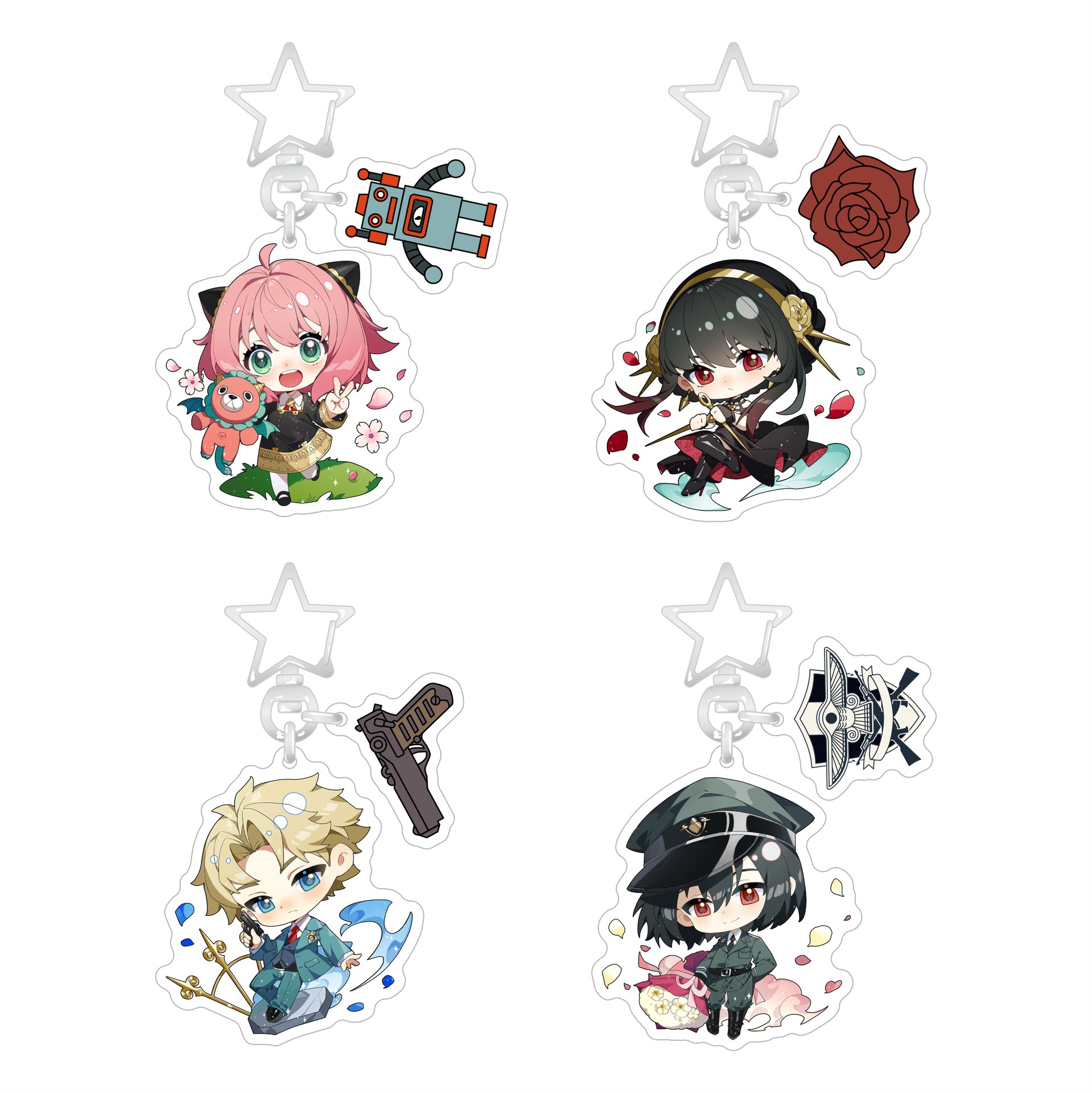 SPY×FAMILY anime keychain 5.3cm