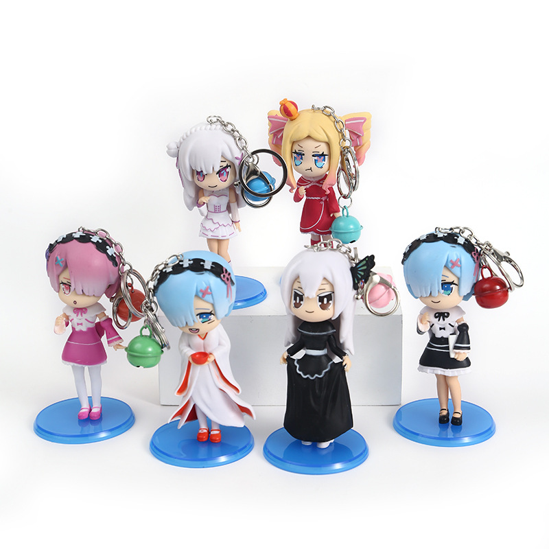 Re Zero Kara Hajimeru Isekai Seikatsu anime Keychain price for a set 11cm