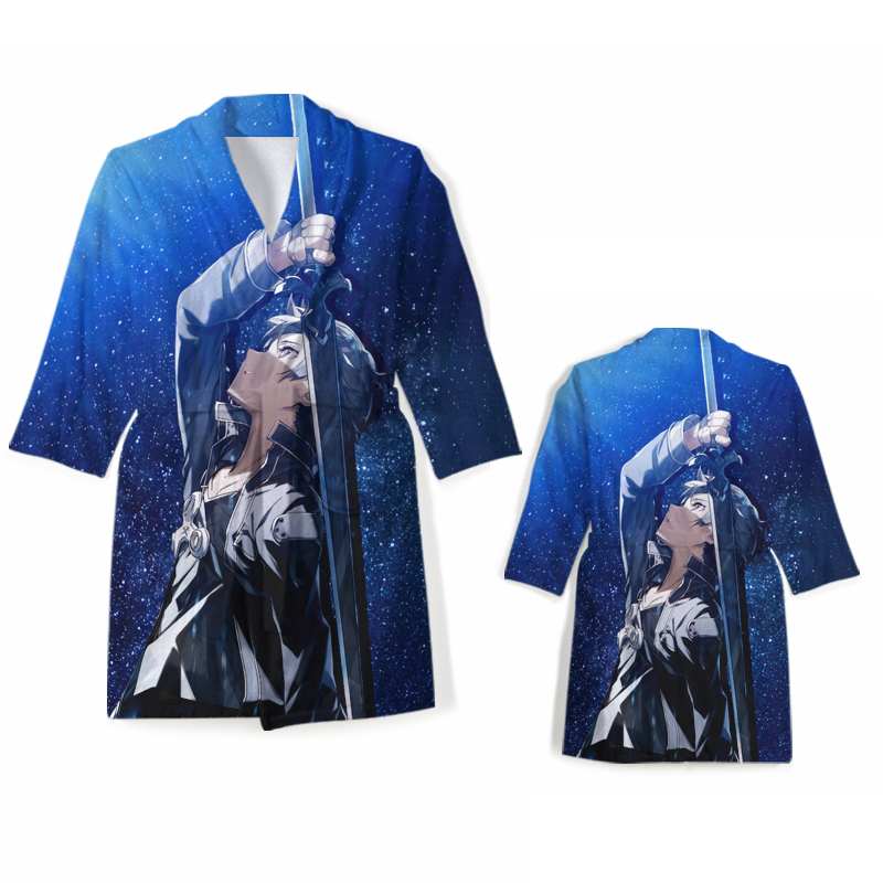 sword art online  anime bathrobe