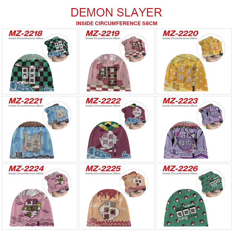 demon slayer kimets anime hat