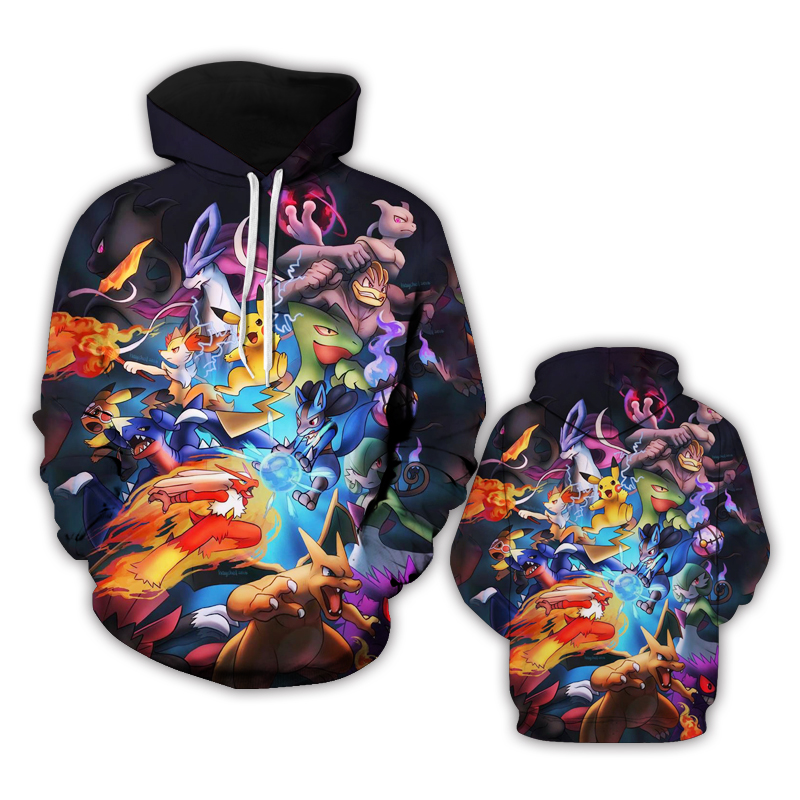Pokemon anime hoodie