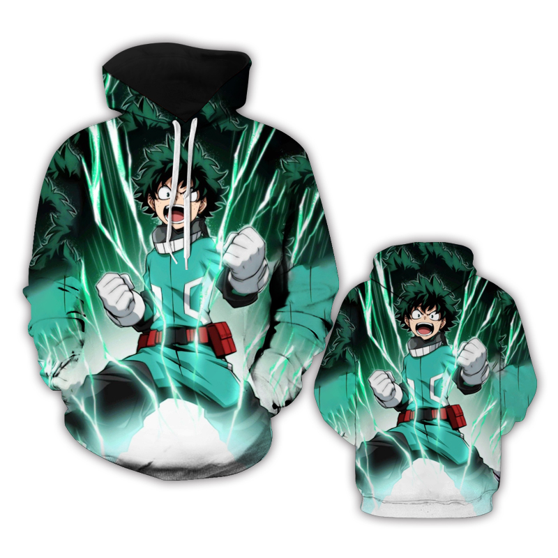 My Hero Academia anime hoodie