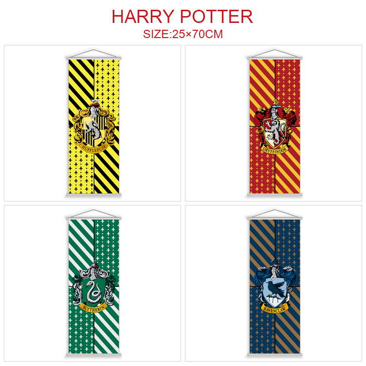 Harry Potter  anime wallscroll 25*70cm price for 5 pcs