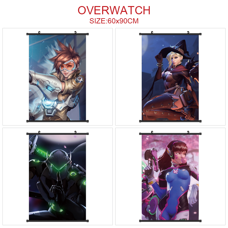 Overwatch anime wallscroll 60*90cm