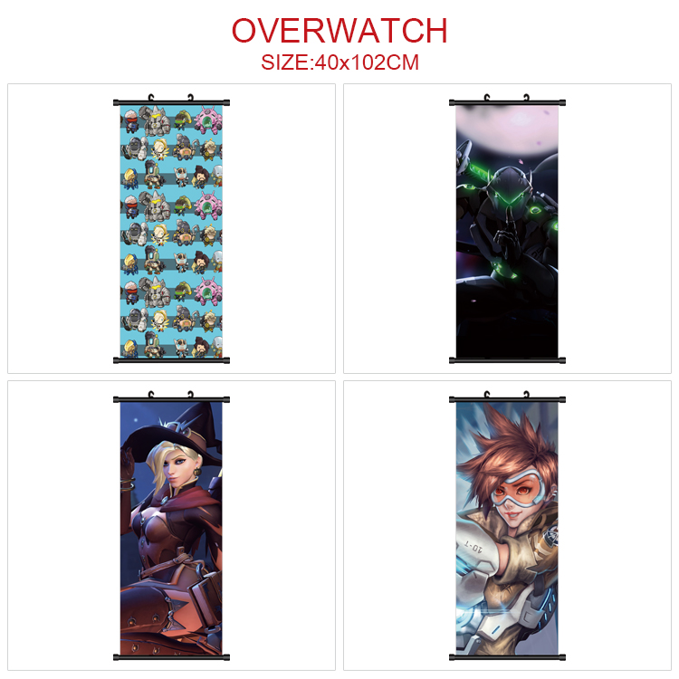 Overwatch anime wallscroll 40*120cm