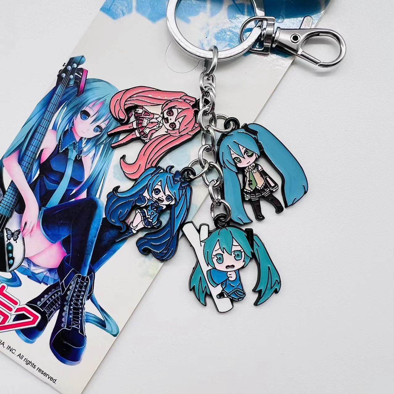 Hatsune Miku anime keychain