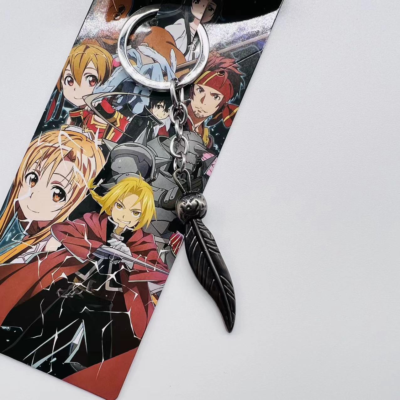 sword art online anime keychain