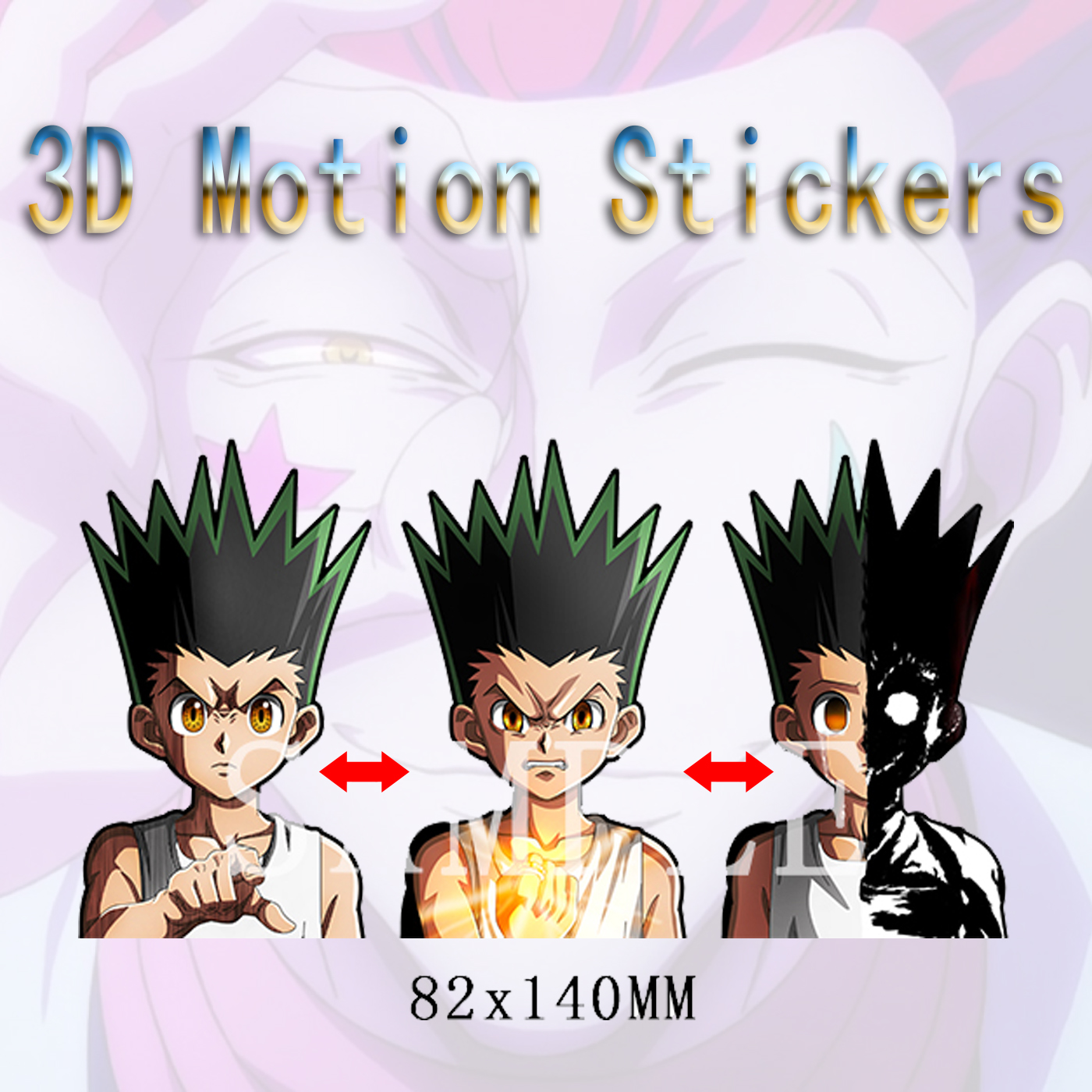 Hunter x Hunter anime 3d sticker