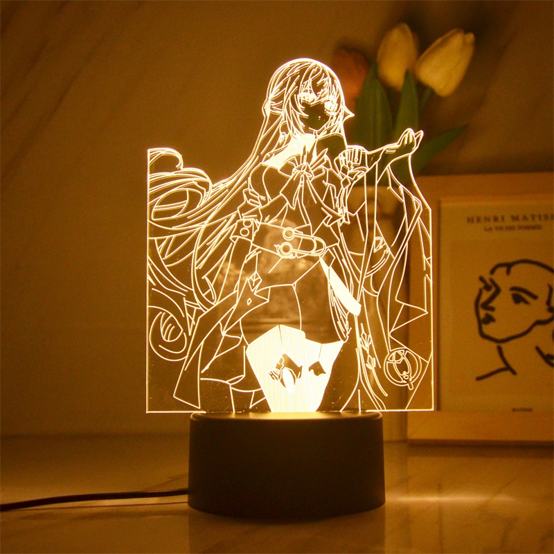 anime 7 colours LED light