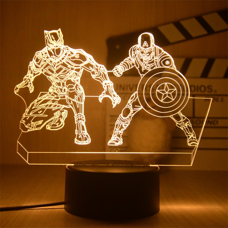 Avengers anime 7 colours LED light