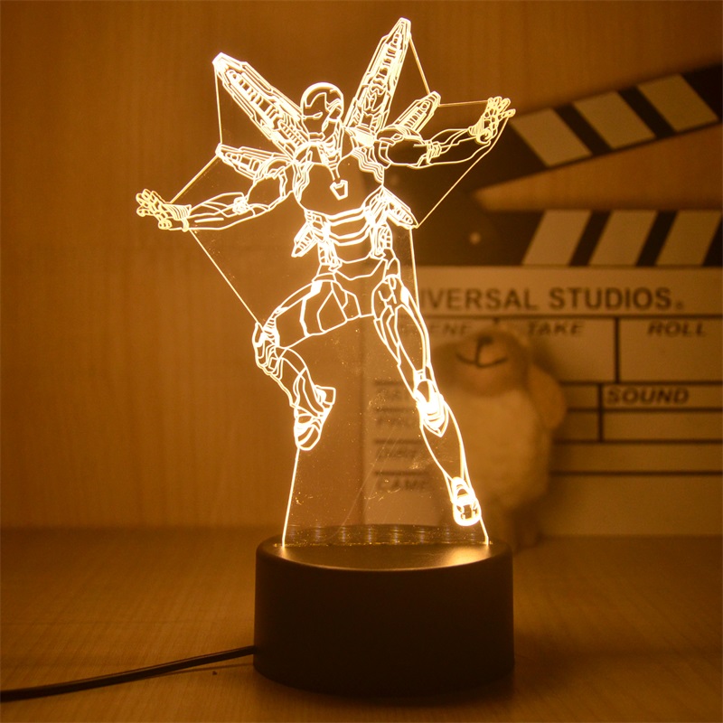 Avengers anime 7 colours LED light