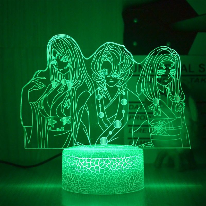 Demon slayer kimets anime 7 colours LED light