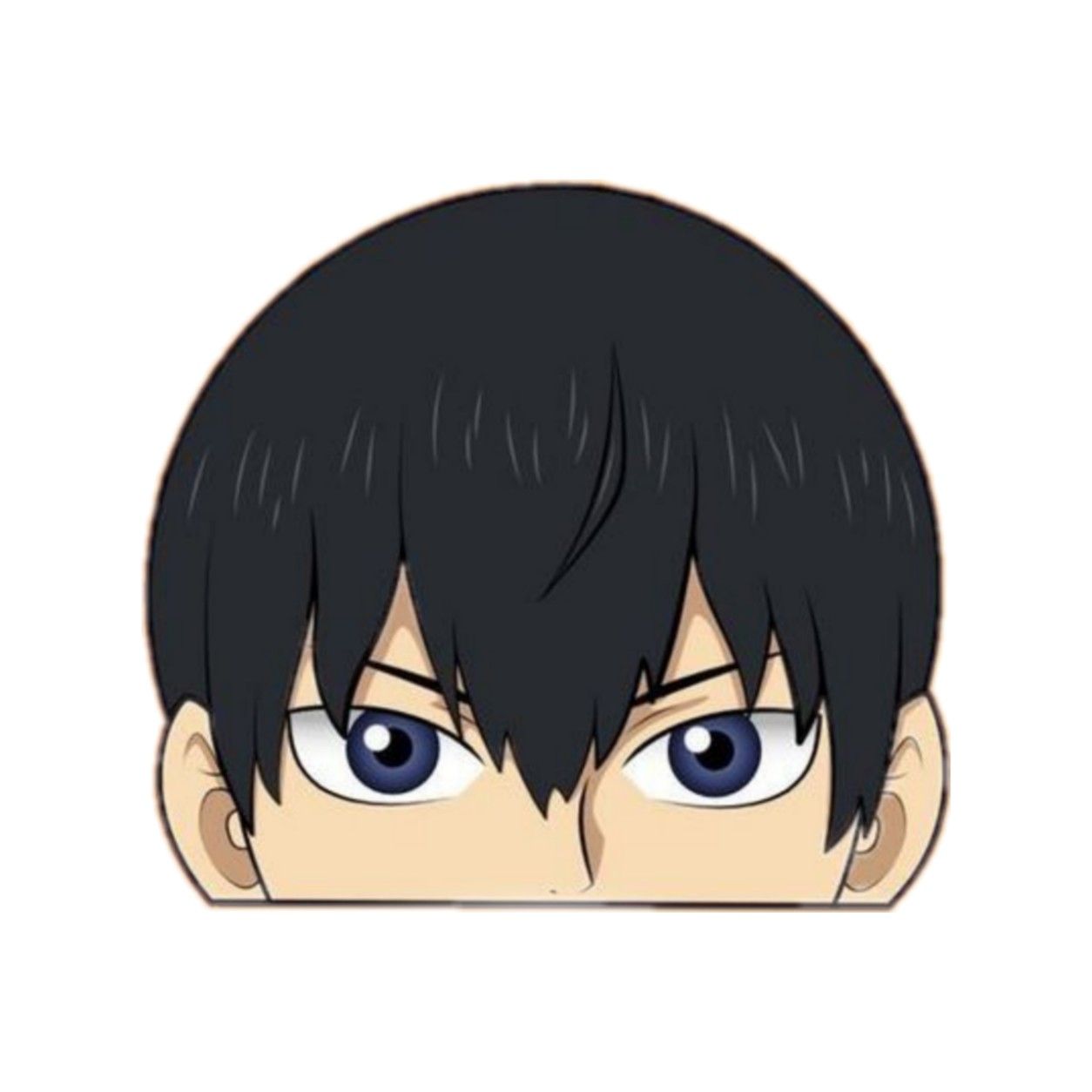 haikyuu anime car sticker