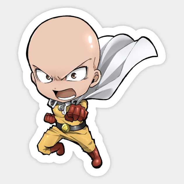 one punch man anime car sticker