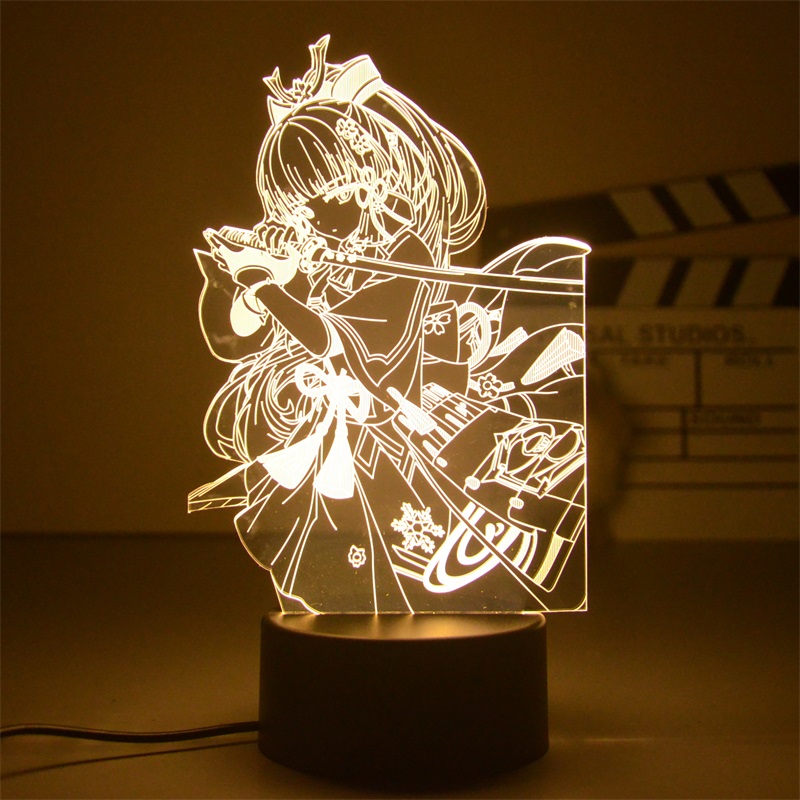 Genshin Impact anime 7 colours LED light