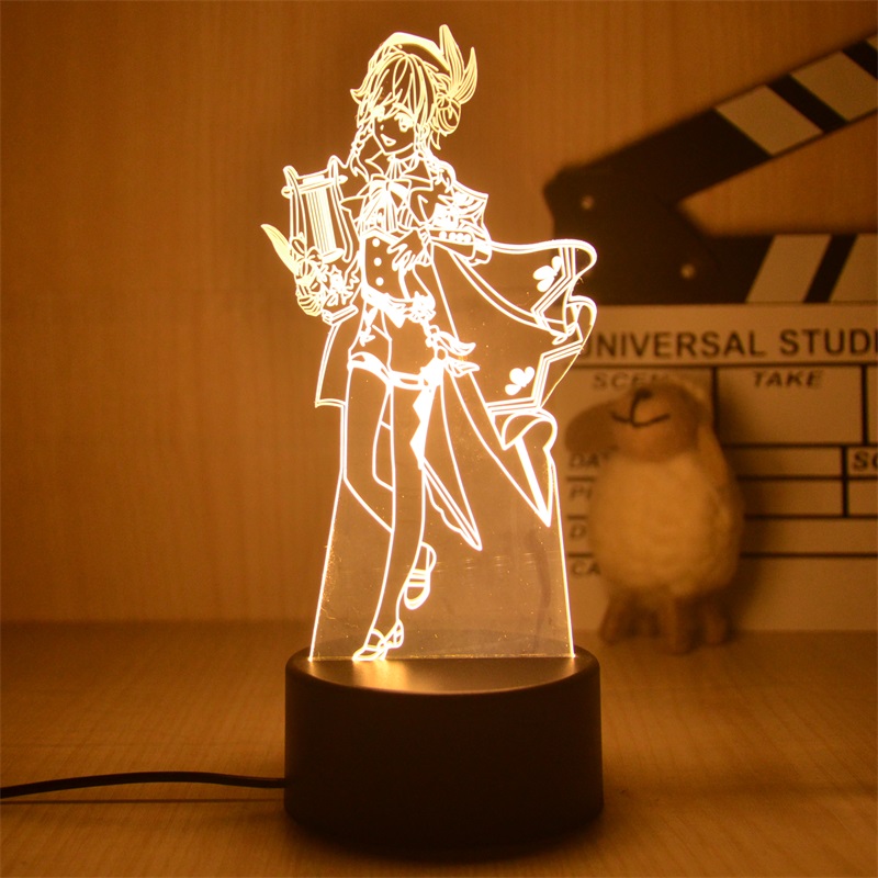 Genshin Impact anime 7 colours LED light