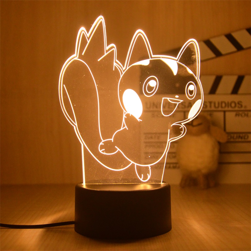 Pokemon anime 7 colours LED light