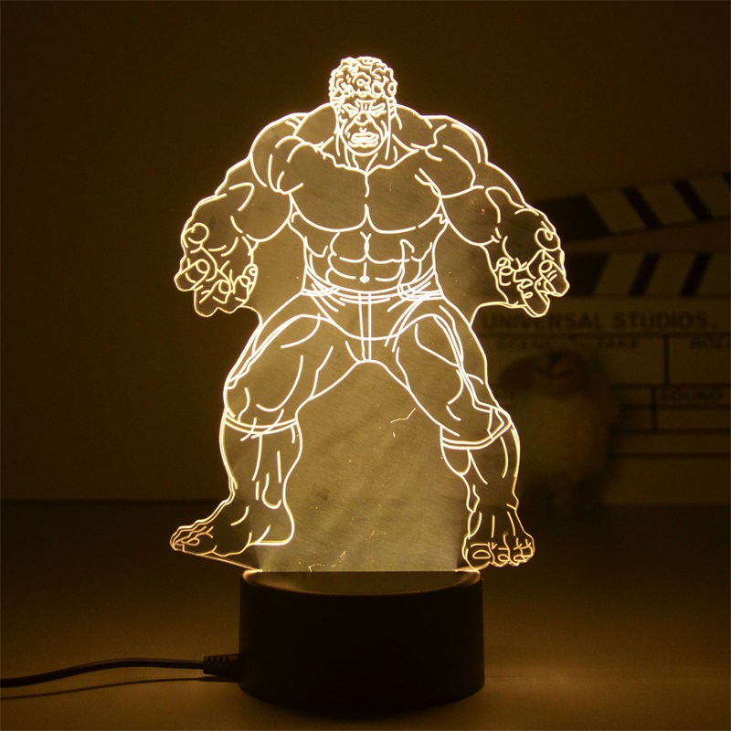 Avengers anime 7 colours LED light