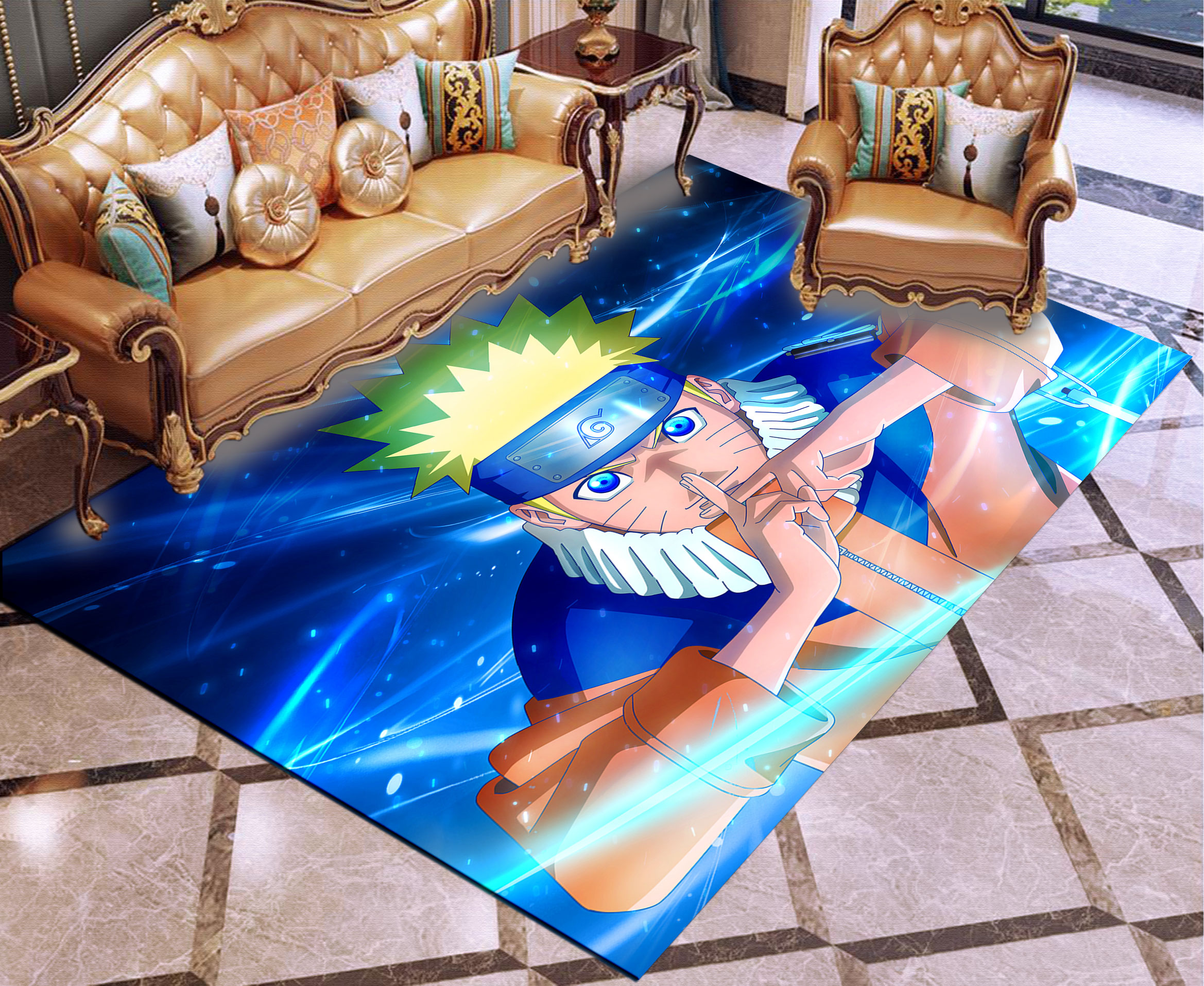 Naruto anime carpet